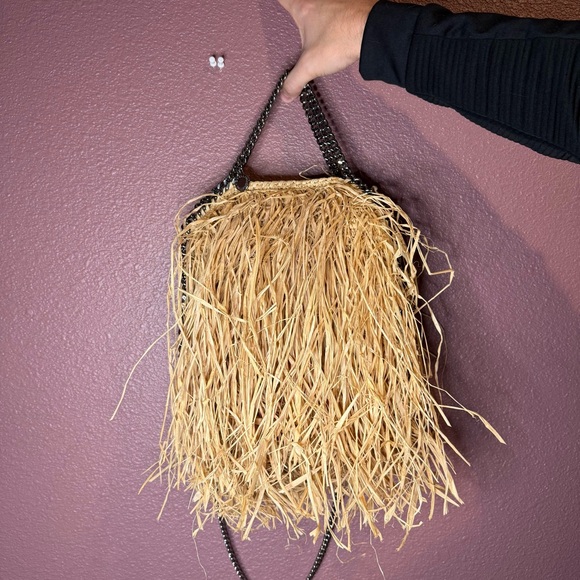Stella McCartney Handbags - NWT Stella McCartney Falabella Straw Crossbody Bag (SHG-31305)